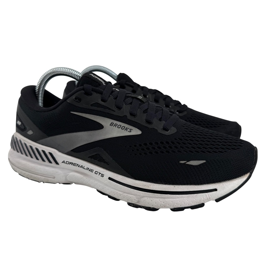 Brooks Adrenaline GTS 23 Running Shoes Womens 8 Wide Black Stability Sneakers
